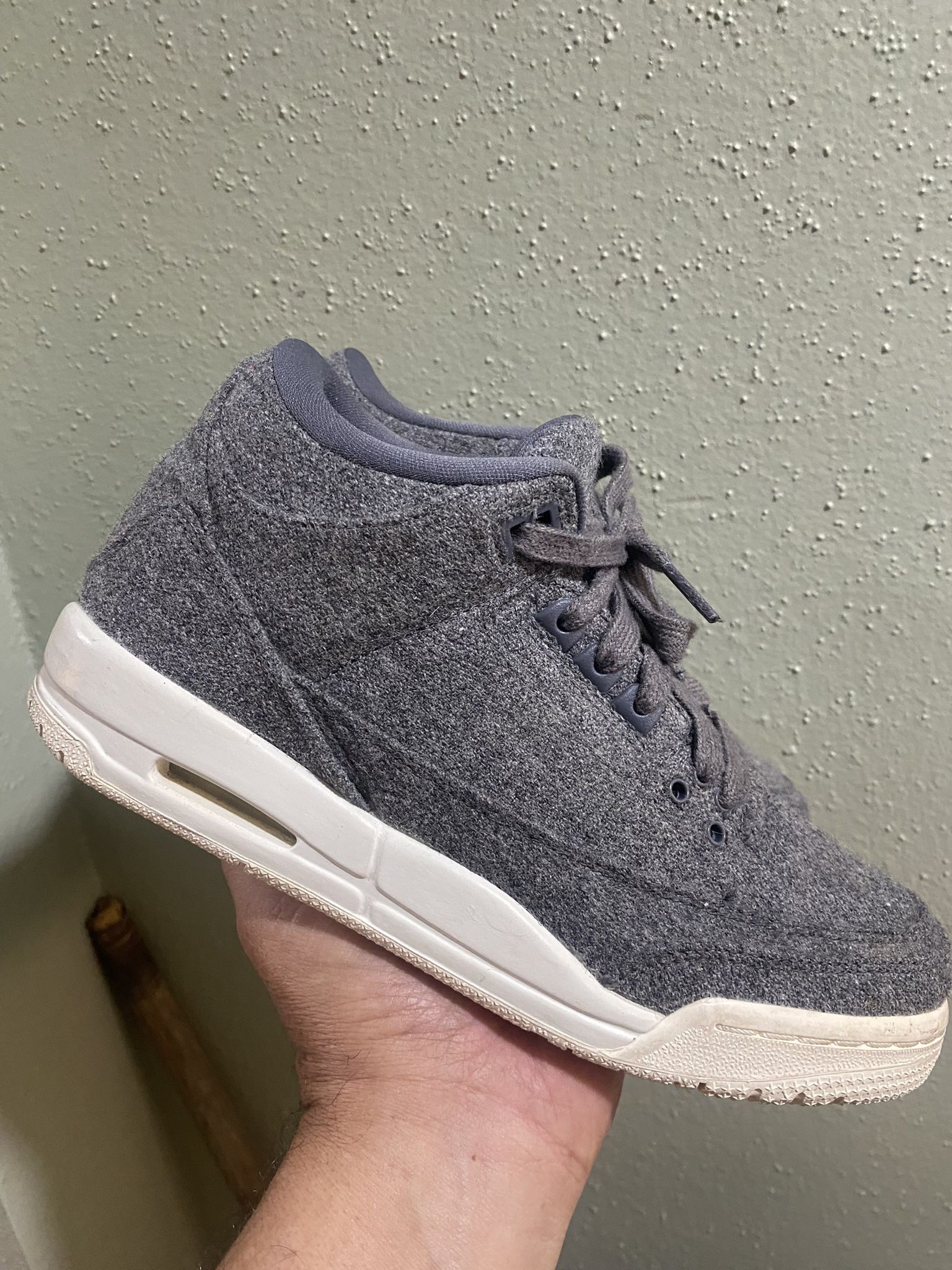 Air Jordan 3 Retro Wool BG Size 6Y Dark Grey Sail,,All Products : American Fashion Style Bags On Sale