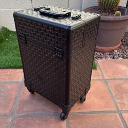 Makeup Train Case Black 21”