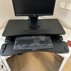 Standing desk converter 