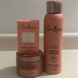 SheaMoisture Bodywash , Scrub And Bar Soap