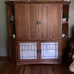 Heavy Wood Entertainment Center 