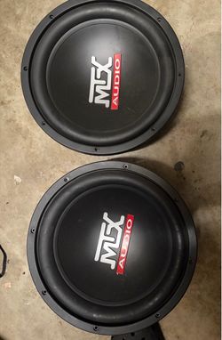 Two 12s (MTX Terminator )/Two amps