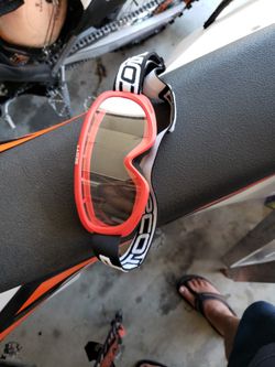 Scott Dirt Bike Or Ski Goggles Kids Youth Red Brand New