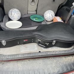 Large Hard Exterior Guitar Case