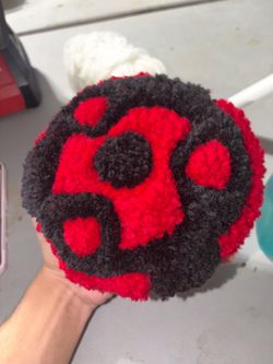 Handmade Mangekyou Sharingan carpet ball
