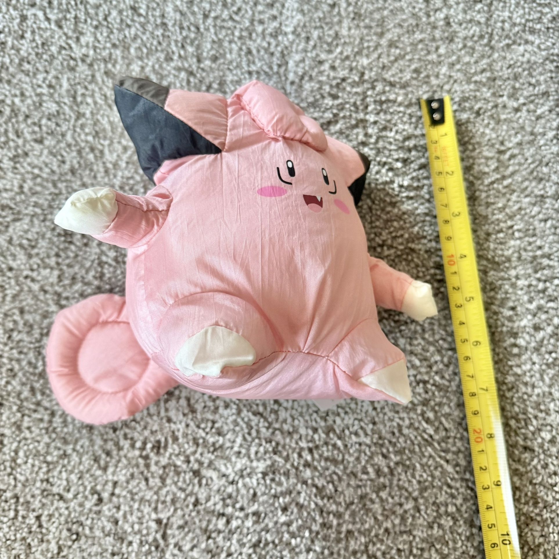 Rare! Pokemon Clefairy Bath Sponge Buddie toy retro vintage cute nostalgia 1990s