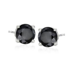 Ross Simons 3ct Black Diamond Earrings Brand New