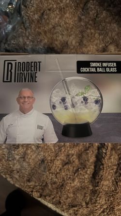 Smoke fusion cocktail ball glass