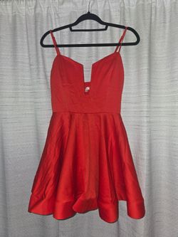 Luxxel womens red dress