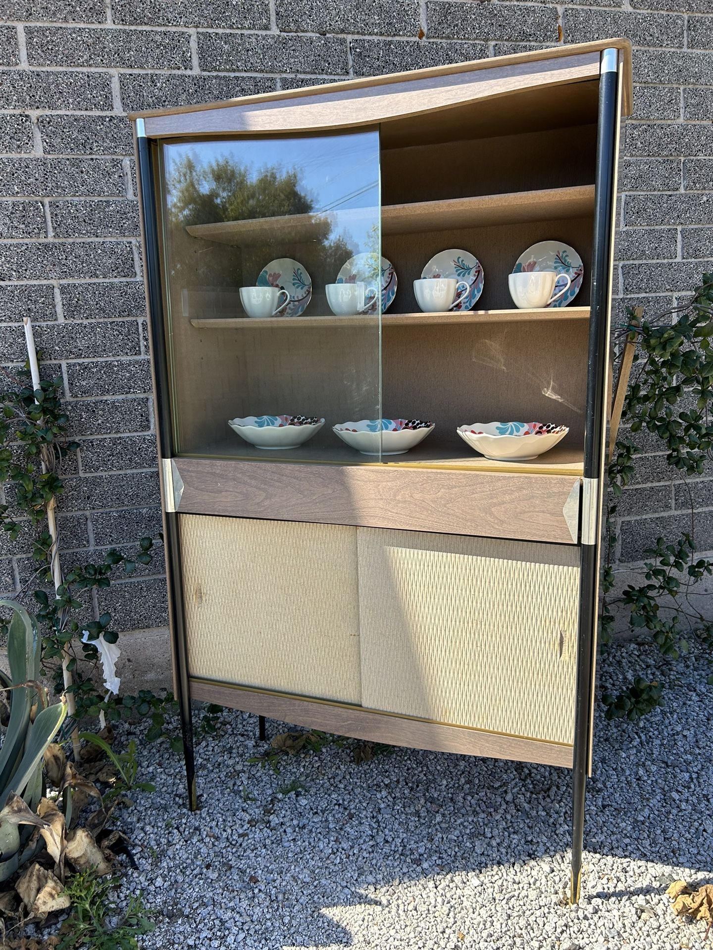 Mid Century Modern China Cabinet