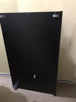 3 Black Drawers