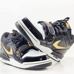 Air Jordan CD9054 071 Legacy 312 Low GS Black Gold Sneakers Sz 4Y (FPP009955)