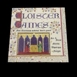 VTG 1993 Cloister Games four illuminated Medieval board challenges RARE in US