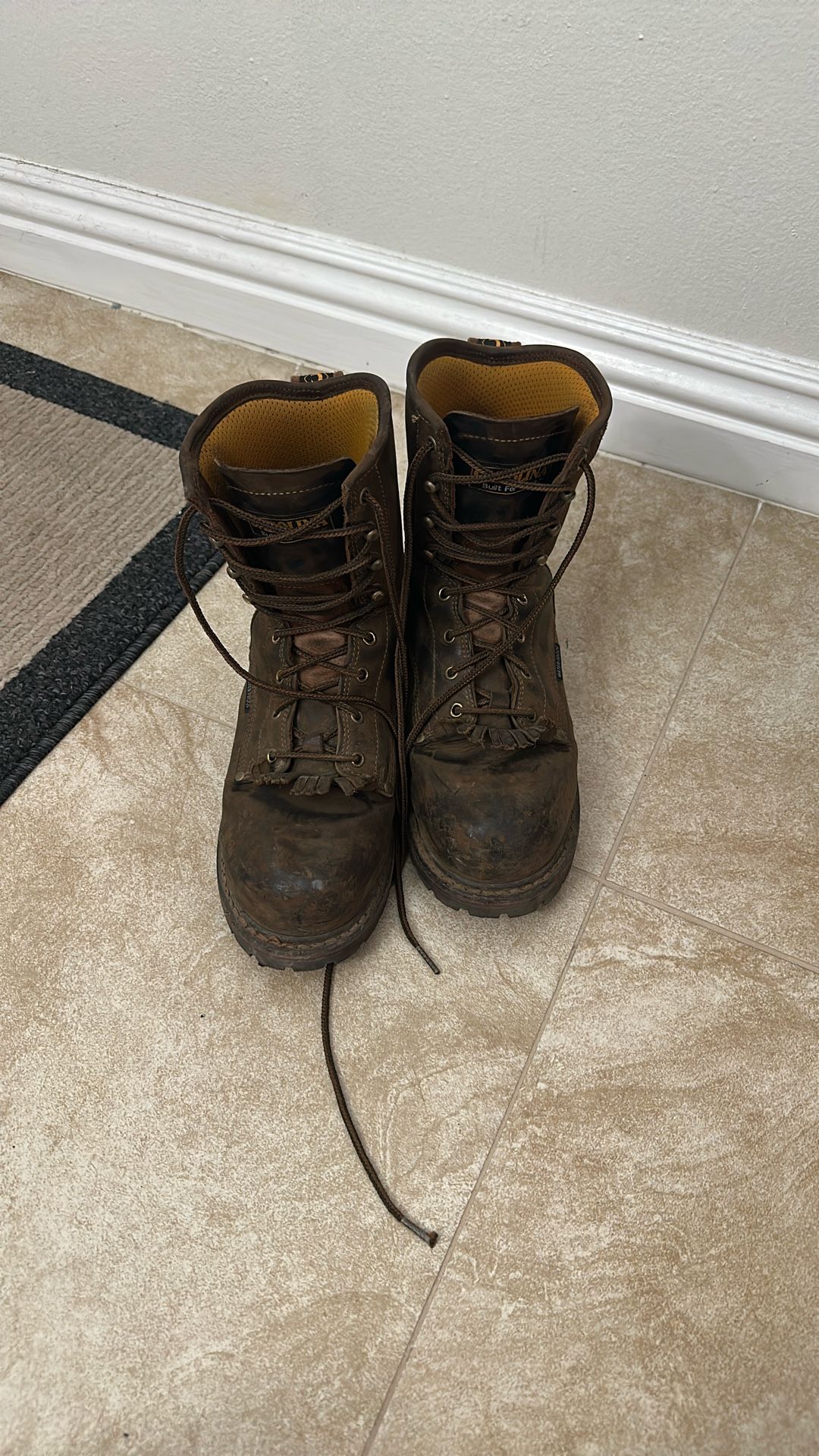 Size 9 Carolina Work Boots