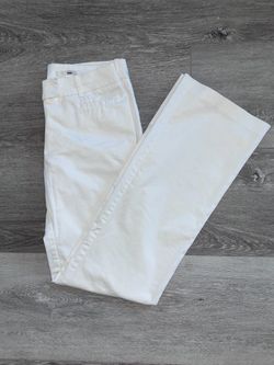 H&M White Wide-Leg Pants