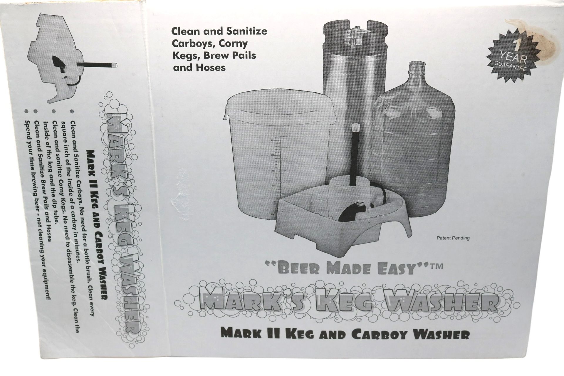 Mark’s keg washer
