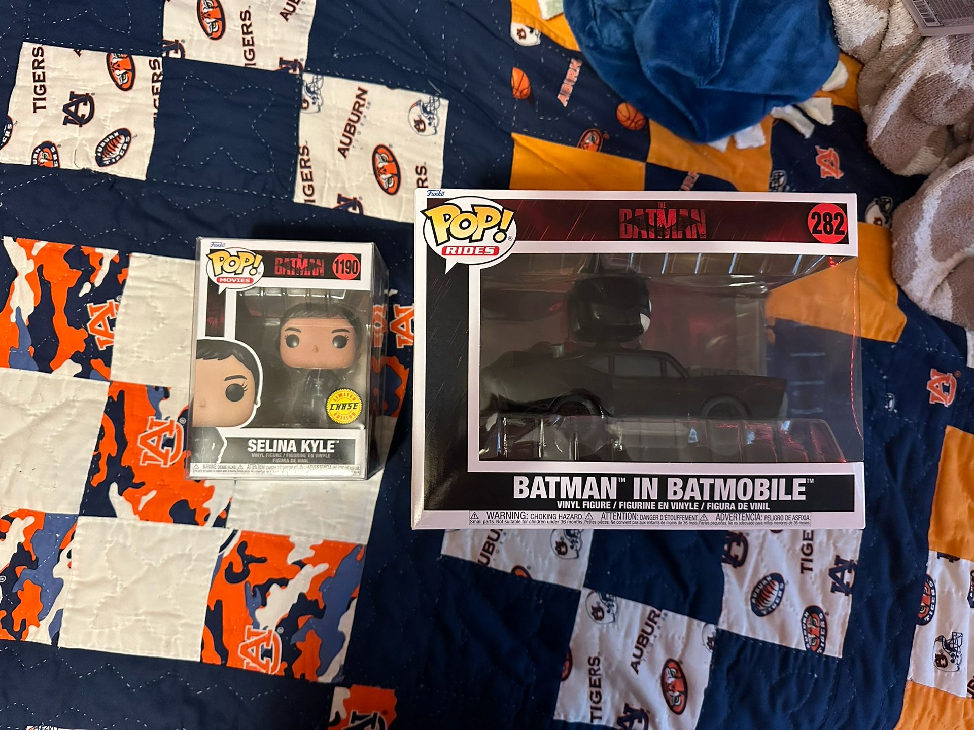 Selena Kyle (Chase) And Batman In Batmobile