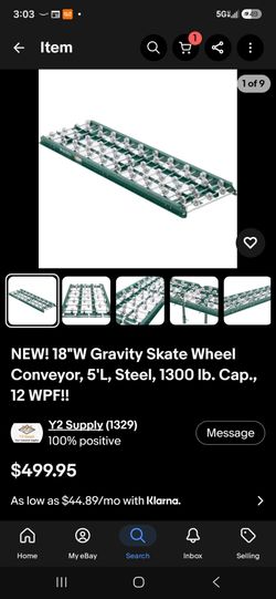 Gravity skate wheel conveyor