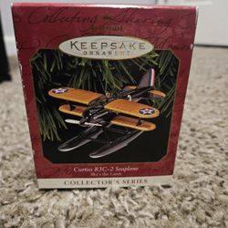 New Hallmark Keepsake Ornament Curtiss R3C-2 SEAPLANE Sky's The Limit 