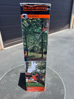 Black+Decker 2-in-1 Corded Chainsaw and Pole Saw