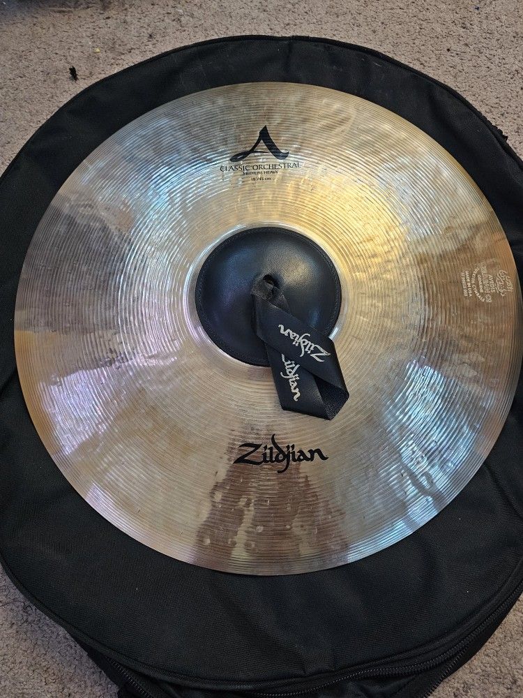 18" Zildjian Classic Orchestral A Series Crash Cymbals