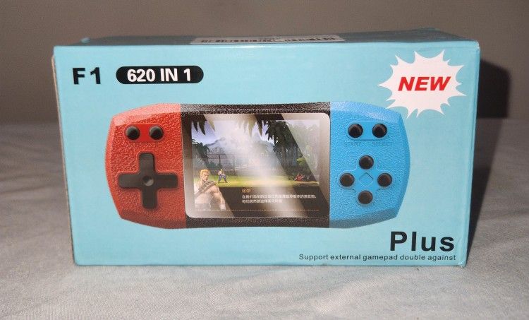 F1 620 in 1 Handheld Game Console Portable Video Game Player Retro Gaming
