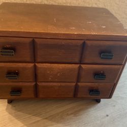 Mcm Jewelry Box Trinket Box Vintage 