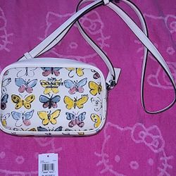 Coach Mini Jamie Camera Bag With Butterfly Print CAQ36