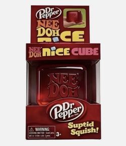 Dr Pepper Nee Doh Nice Cube Squeeze Toy