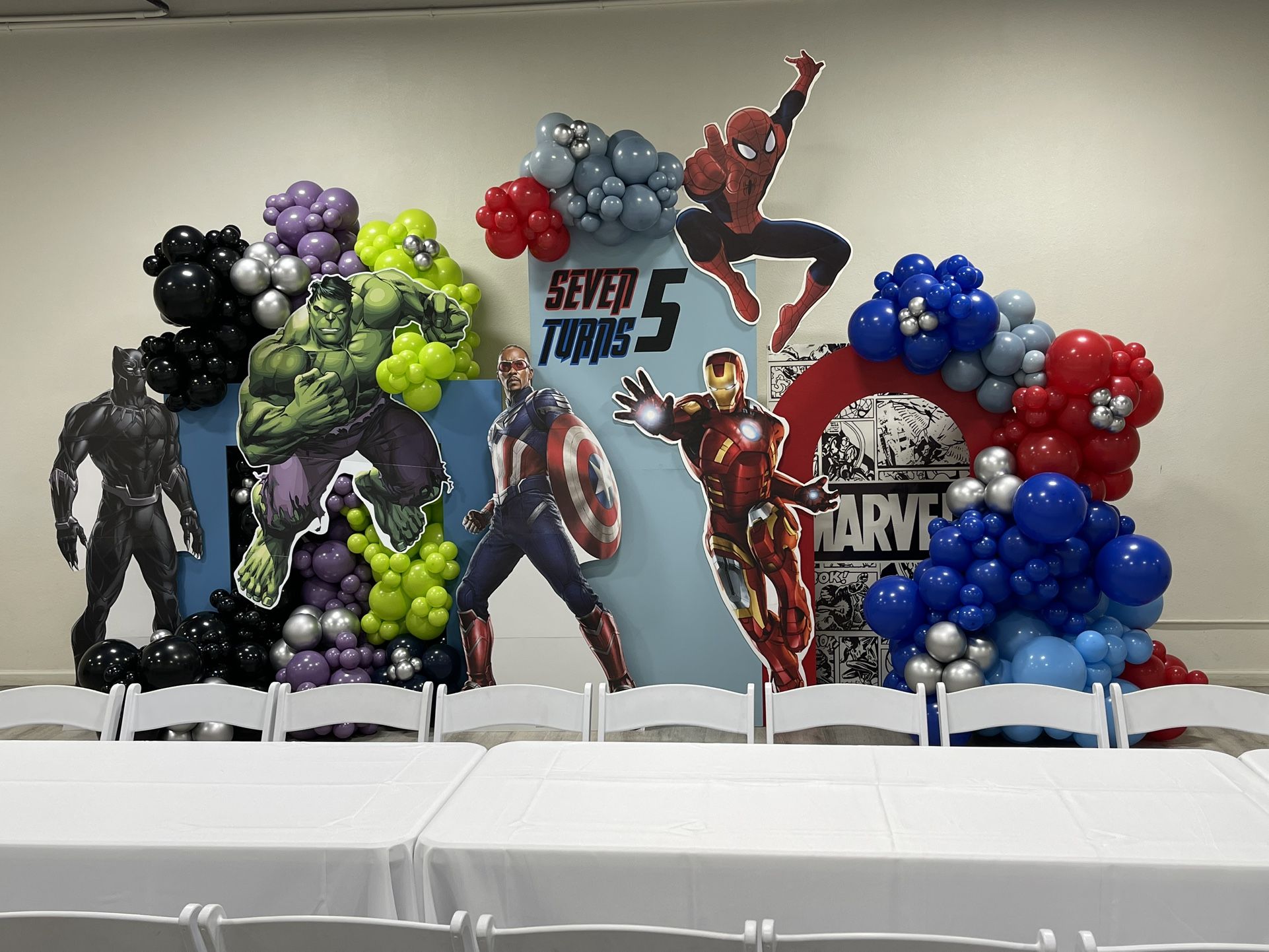 Marvel Balloon Arch