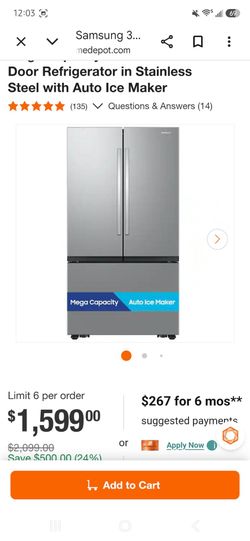 Samsung Refrigerator works like new