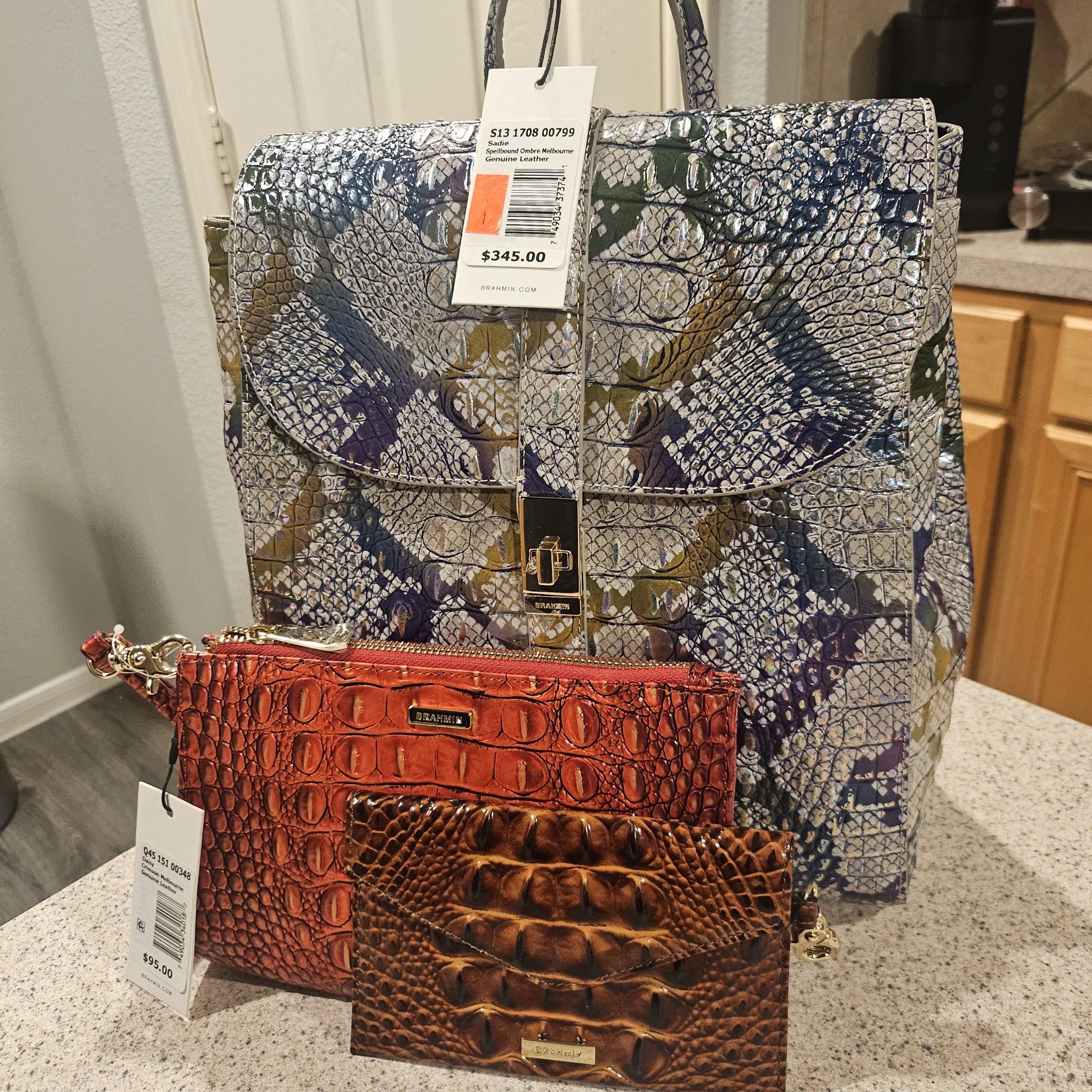 Brahmin Genuine Leather Backpack