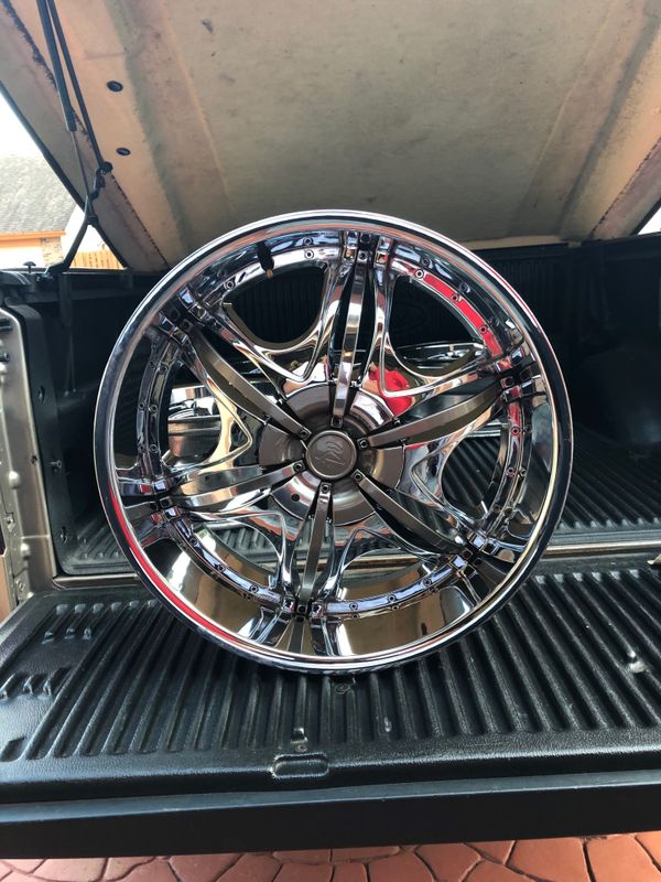 4 22” x 10” rims for sale 6 slot hole rims Universal for Sale in