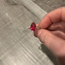 Red promise ring