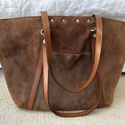 Patricia Nash Brown Suede Bag