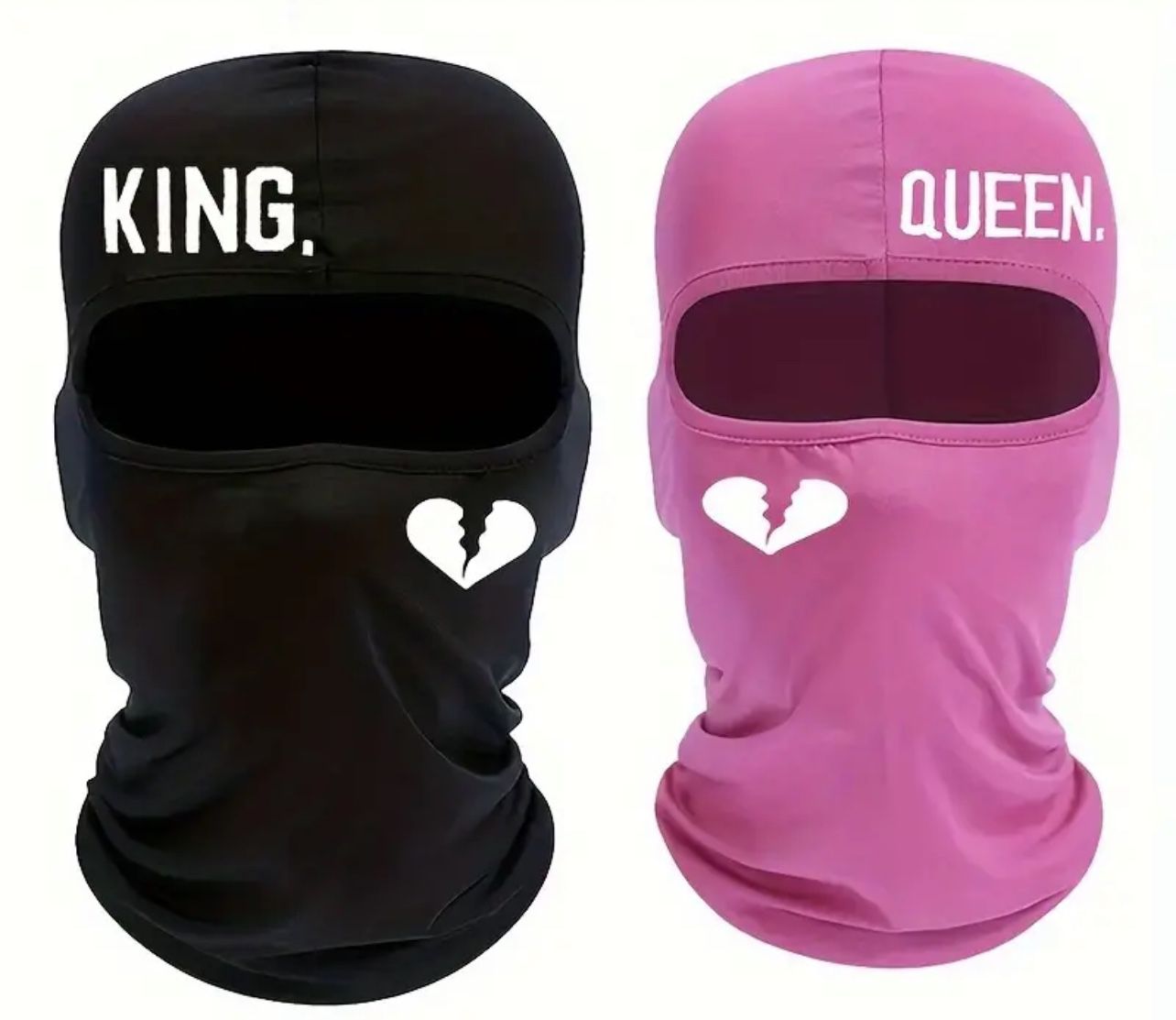 King + Queen Face Mask 