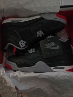 Jordan 4 retro black and red