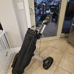 Golf Bag with Clubs And Cart $20