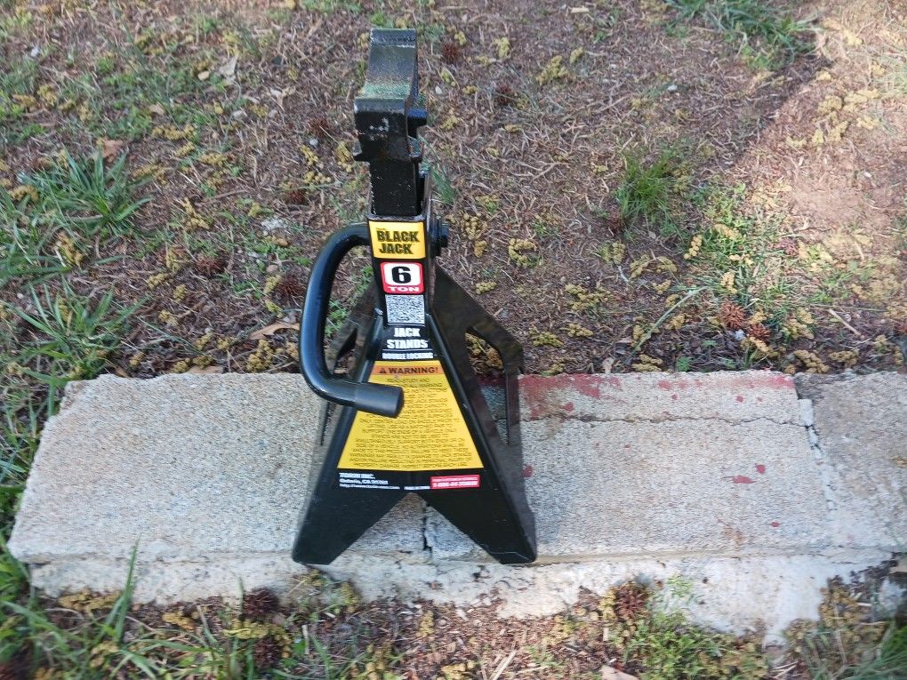JACK STAND DOUBLE LOCKING 6 TON CAPACITY