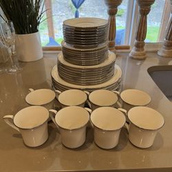 40 Piece Noritake “Sterling Cove” Fine China