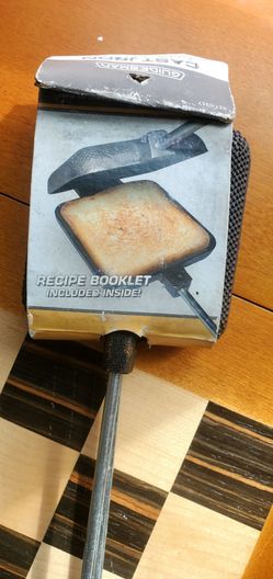 cast iron waffle camp cooker