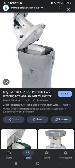 Double Hand Wash Station