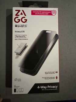 ZAGG InvisibleShield Privacy XTR Screen Protector iPhone 17