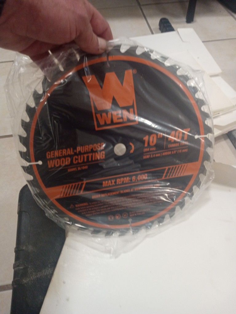 Wen General Purpose Wood Cutting Blades 10" - 9 Of Them Individually Or Alk Together
