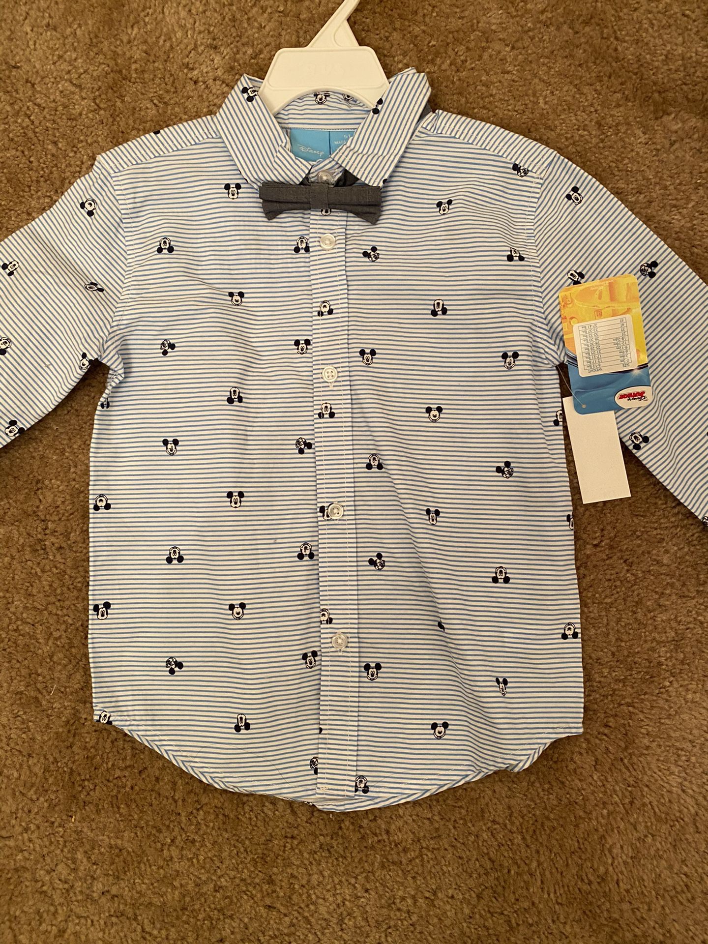 Mickey Mouse Toddler Shirt 5T New With Tags