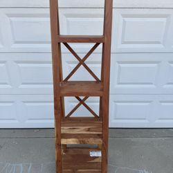 Mango Wood Ladder Shelf