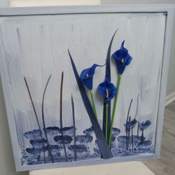 Blue Calla Lilies