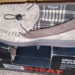 New Men's Slippers Thinsulate 32 Degrees Heat Size 11, 11.5