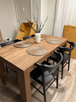 Plank and Beam Dining Table