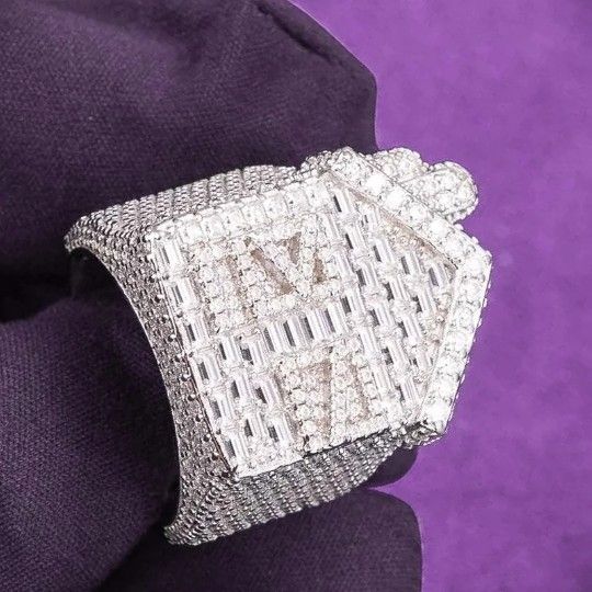 trap house ring bust down vvs diamonds